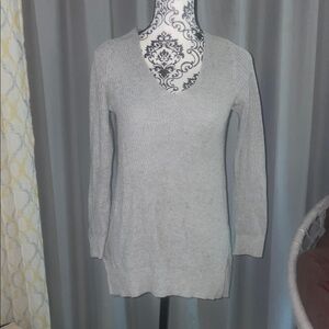 Old Navy Heather Gray Knit Sweater